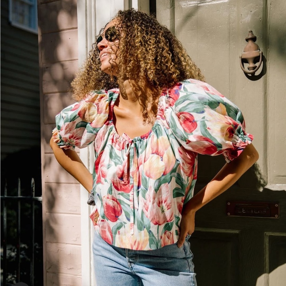 Floral Women's Top - Multicolor